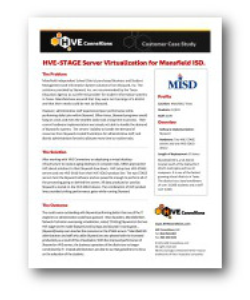 HVE-STAGE Server Virtualization for Mansfield ISD